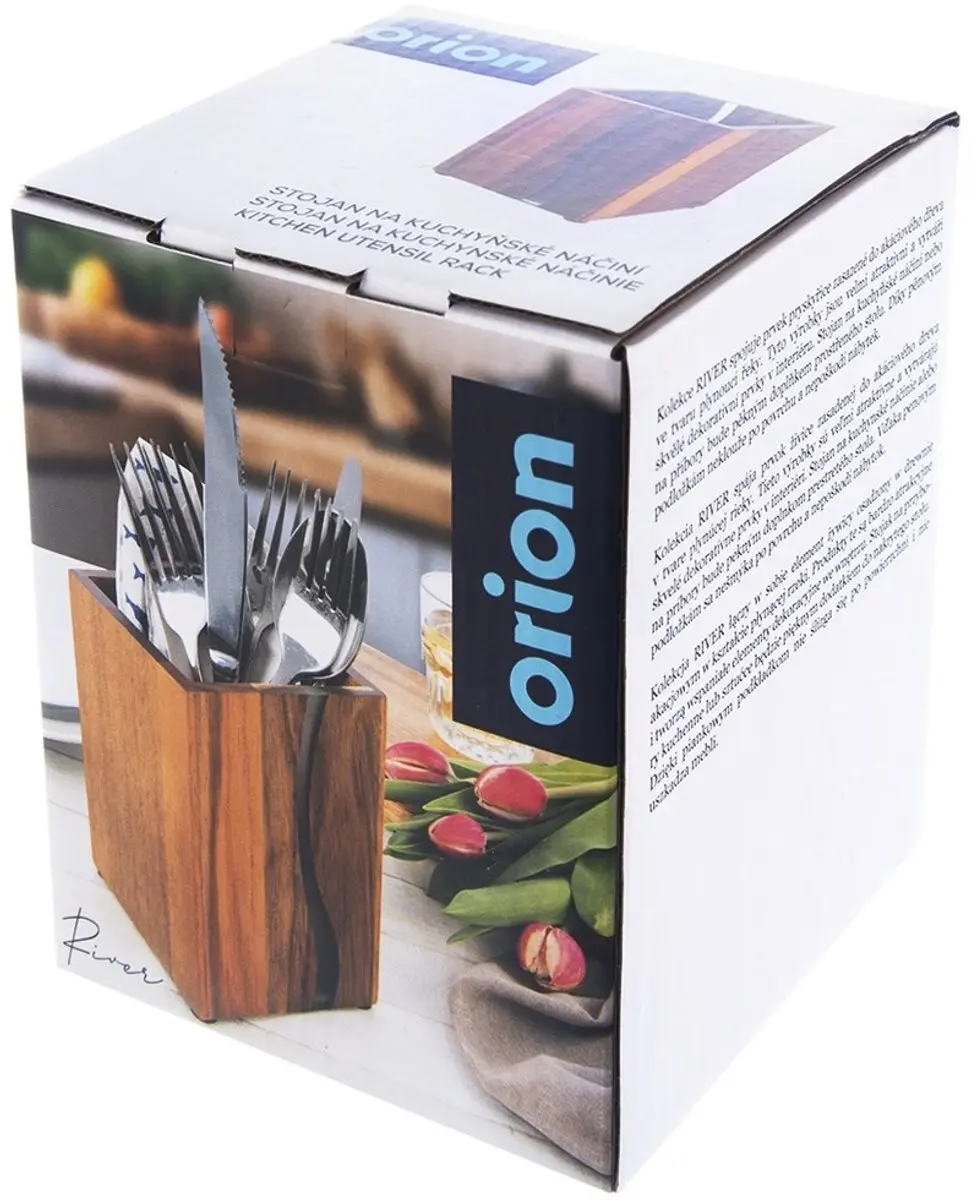 Orion River Serie Houten Keukengerei Standaard - Acaciahout 13,5 cm