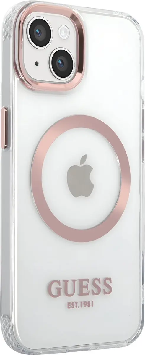 GUESS Transparante TPU Back Cover MagSafe iPhone 14 Plus