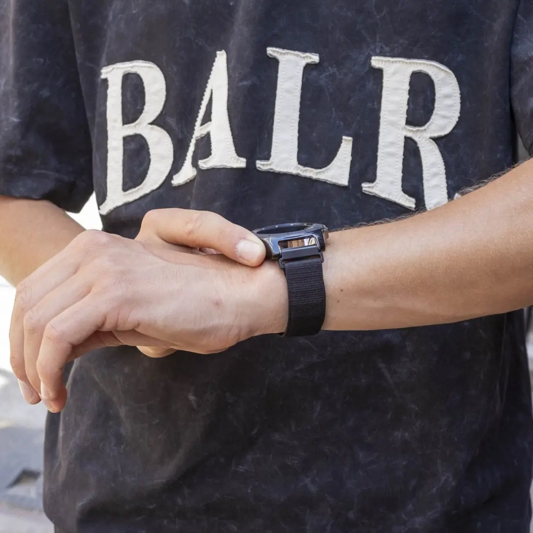 BALR 22mm Sportband - Zwart - One Size