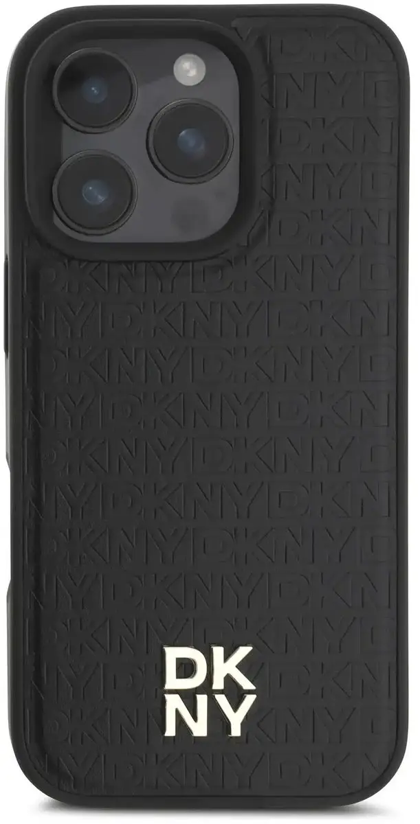 DKNY Backcover iPhone 16 Pro - MagSafe 3666339333645 - Zwart - afbeelding 6 van 6