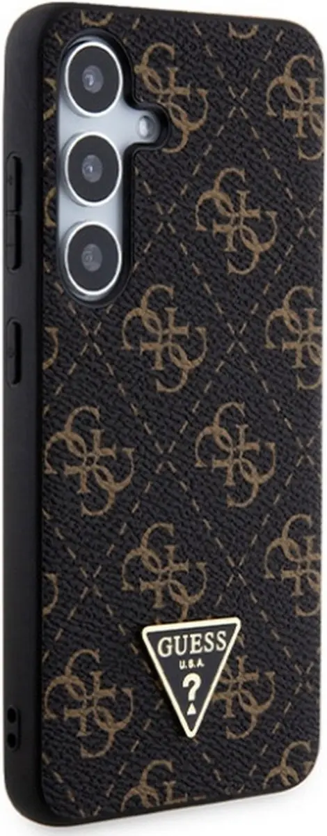 GUESS 4G Triangle Logo Hoesje - Samsung Galaxy S24 - Zwart - afbeelding 3 van 6