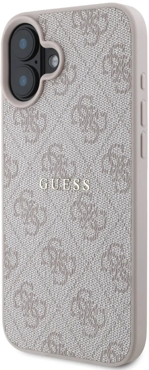 GUESS Telefoonhoesje iPhone 16 Plus - Roze