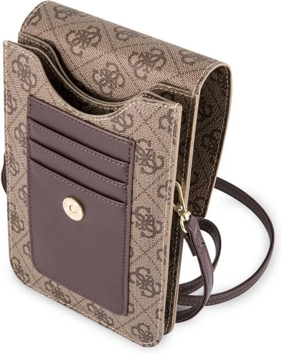 GUESS 7 inch Heuptas GUWBSQGBE - 4G - Bruin - afbeelding 3 van 4