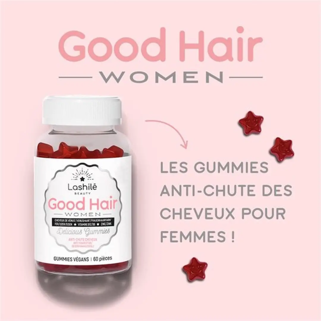 Lashilé Beauty Good Hair Vitamines - 60 Suikervrije Gummies