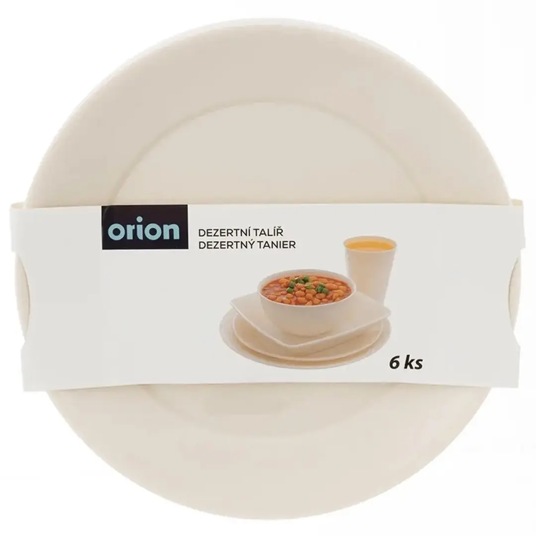 Orion Dessertborden Crème 20,5cm - 6 Stuks