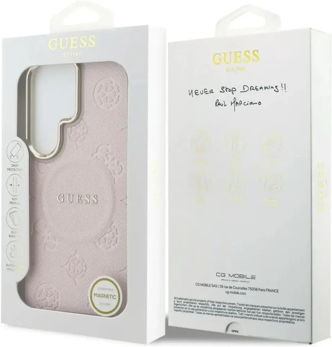 GUESS Hoesje Galaxy S26 Ultra - MagSafe Roze