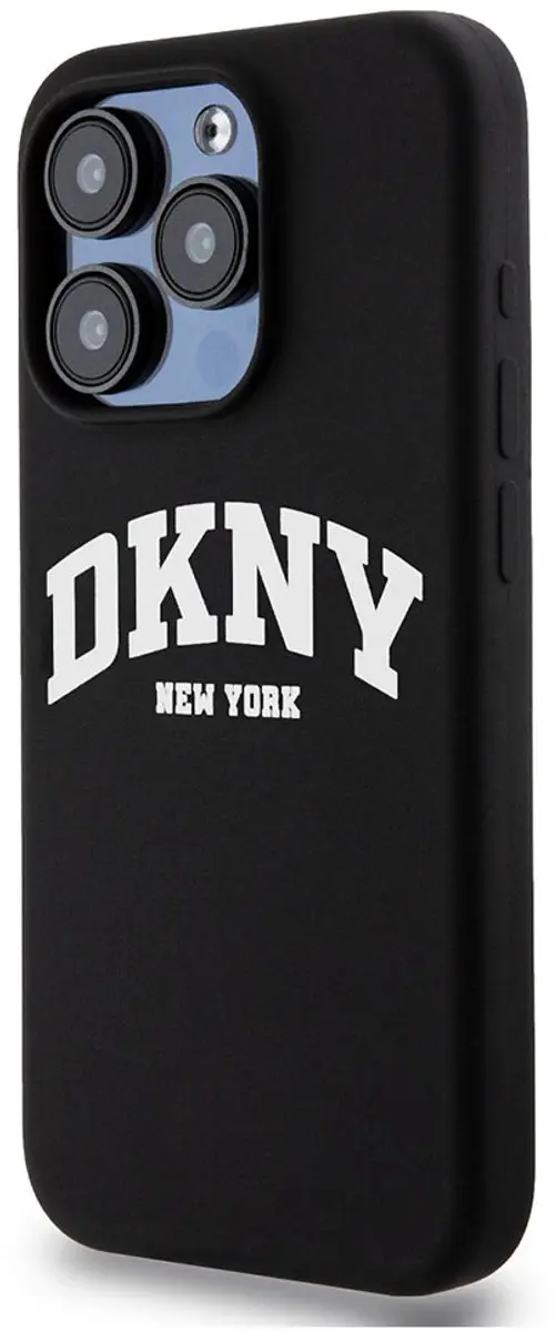 DKNY Silicone Arch Logo Back Case DKHMP15LSNYACH - iPhone 15 Pro - Zwart - afbeelding 6 van 6