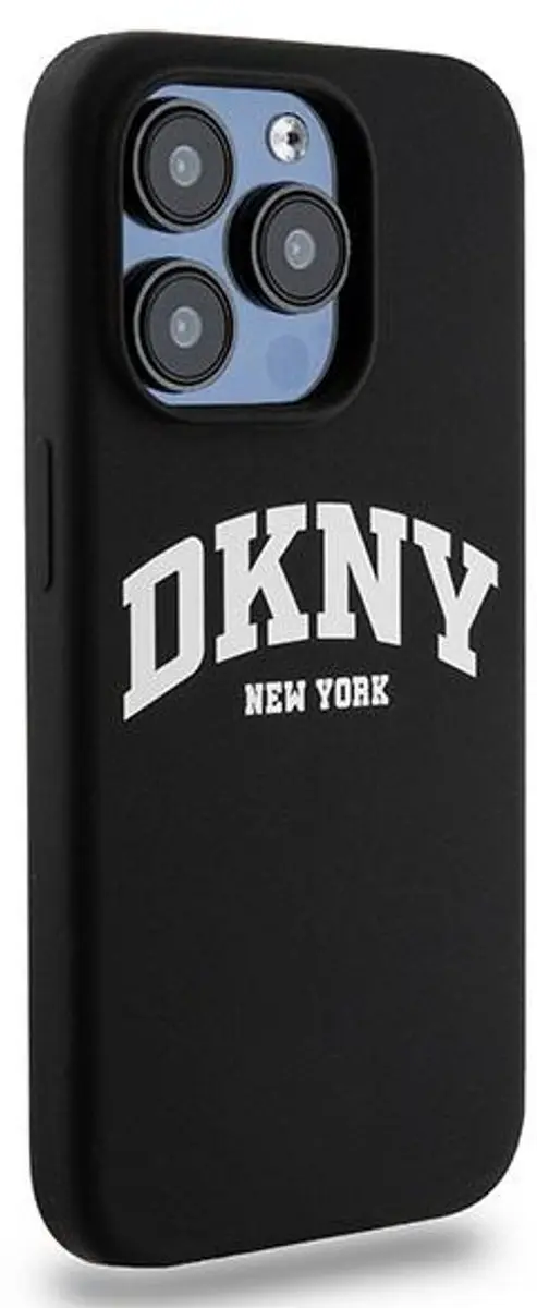 DKNY Silicone Arch Logo Back Case DKHMP15LSNYACH - iPhone 15 Pro - Zwart