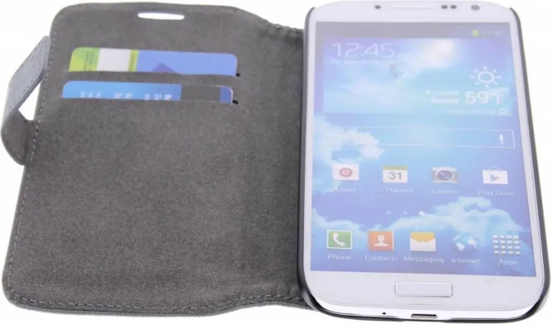 GUESS Studded Folio Case NT-30-017 - Samsung Galaxy S4 - Grijs