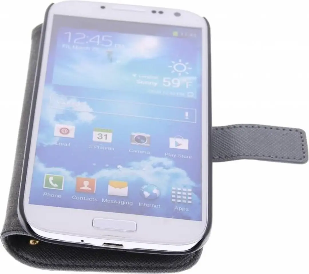 GUESS Studded Folio Case NT-30-017 - Samsung Galaxy S4 - Grijs