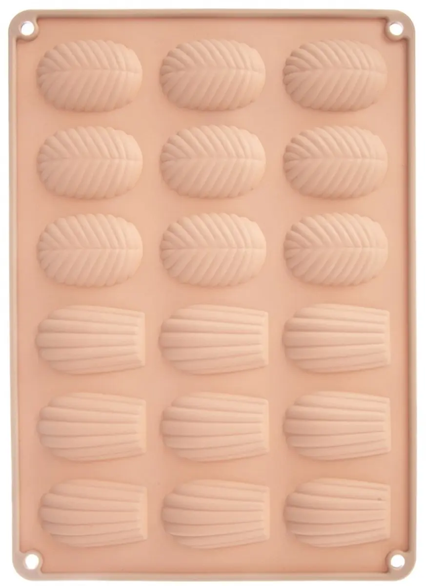 Orion Silicone Koekjes- en Pralinevorm Beige 34x25x1cm