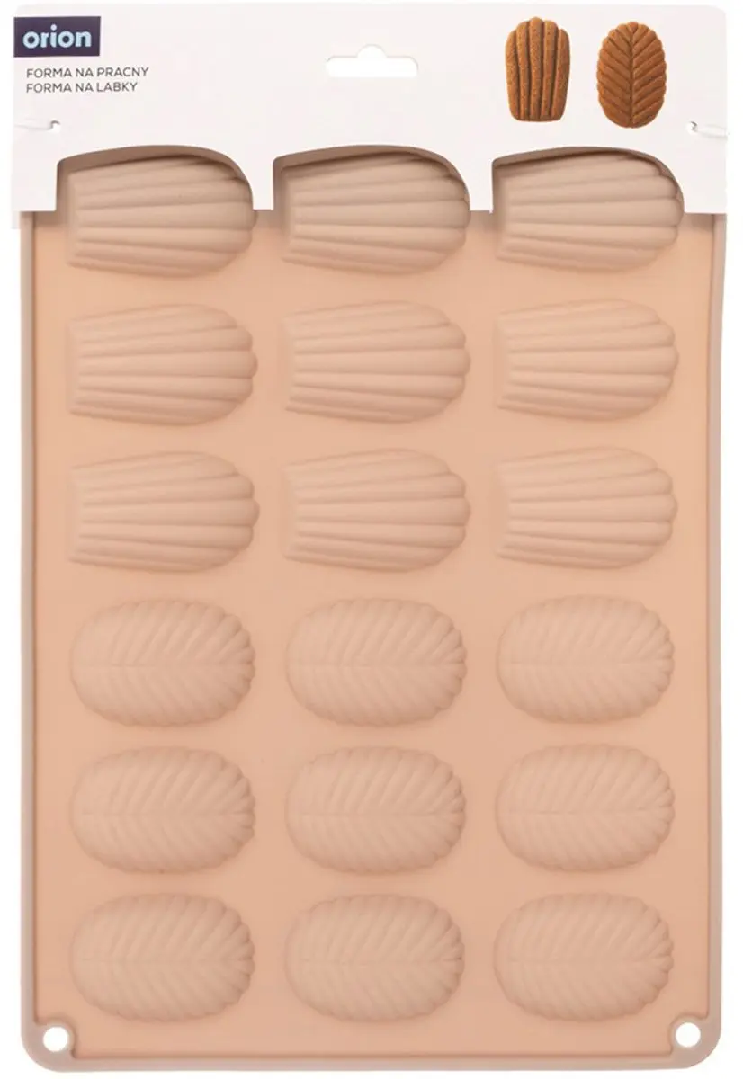 Orion Silicone Koekjes- en Pralinevorm Beige 34x25x1cm - afbeelding 6 van 6