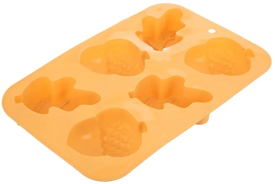 Orion Autumn Siliconen Bakvorm Oranje - Antiaanbak