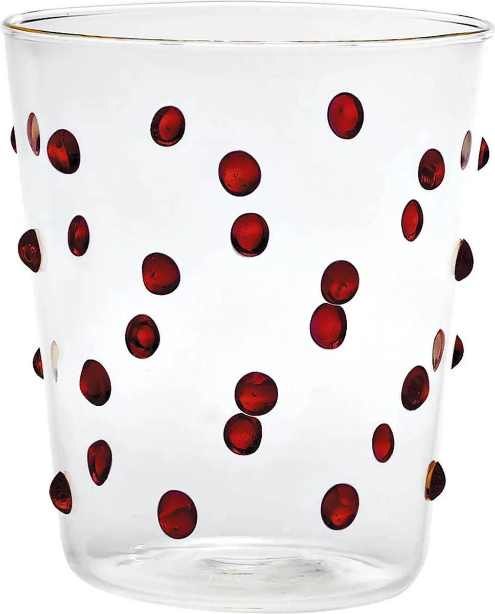 Zafferano Party Waterglazen Rood