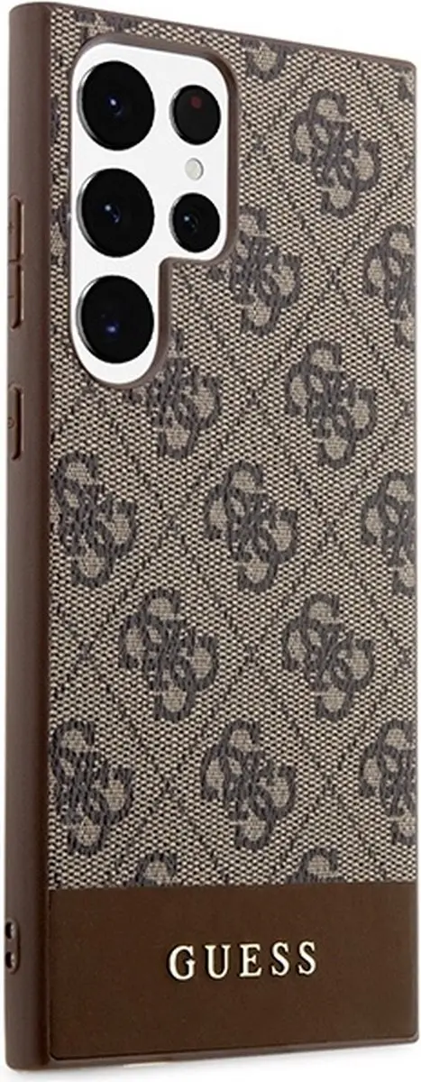 Guess Samsung Galaxy S23 Ultra Hoesje 3666339117573 - Bruin
