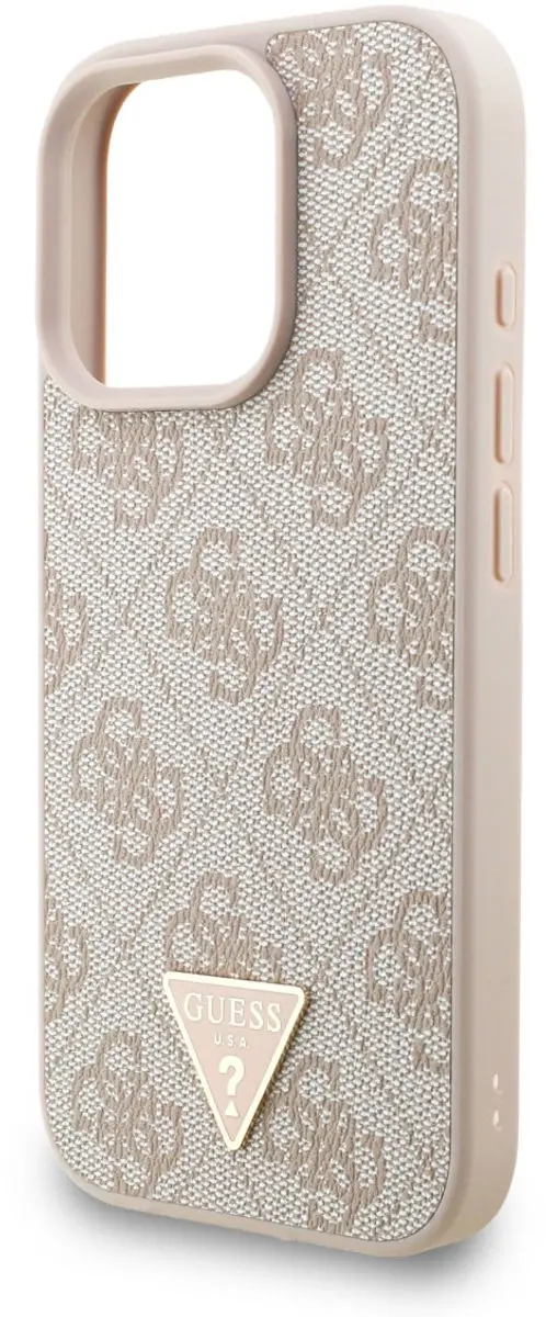GUESS Telefoonhoesje iPhone 16 Pro - MagSafe - Roze