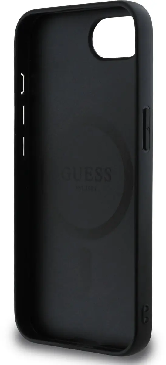 GUESS Triangle Metal Logo iPhone Hoesje 13468 - Zwart - afbeelding 6 van 6