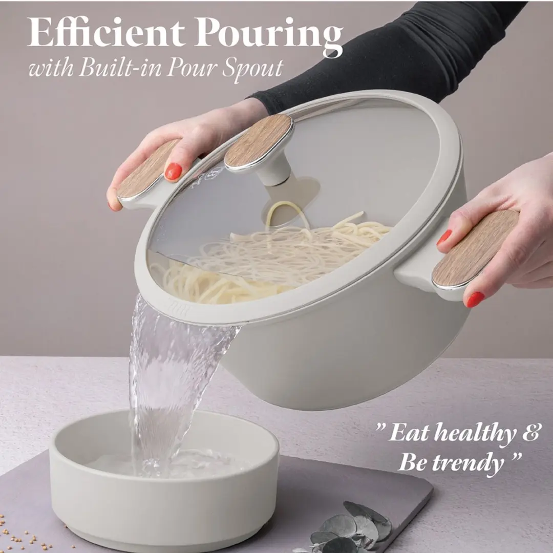 Kiko Milano Braadpan 24cm - Crème - Titan Pro Coating
