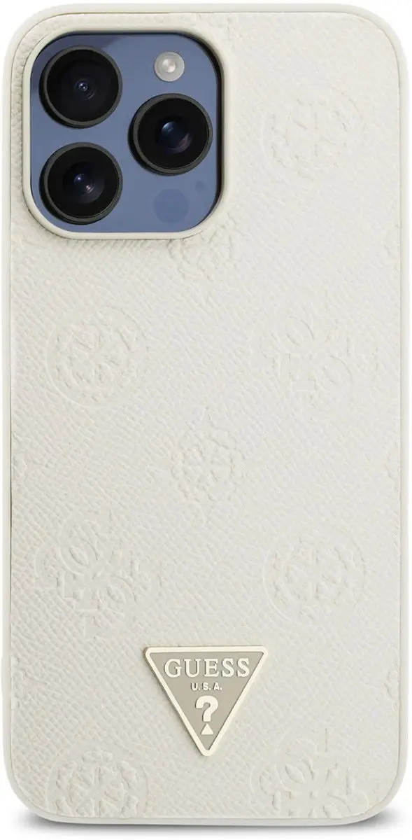 GUESS Telefoonhoesje iPhone 15 Pro Max Beige - 3666339420598