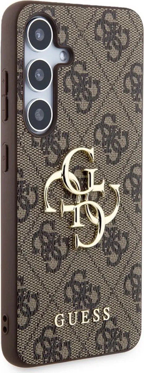 Guess GUHCS24S4GMGBR Hoesje - Samsung Galaxy S24 - Bruin