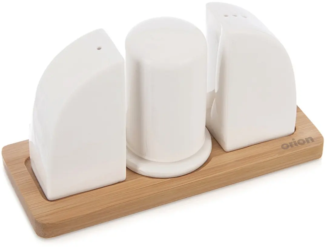 Orion Whiteline Serie Porseleinen Zout- en Peperzet 4-delig