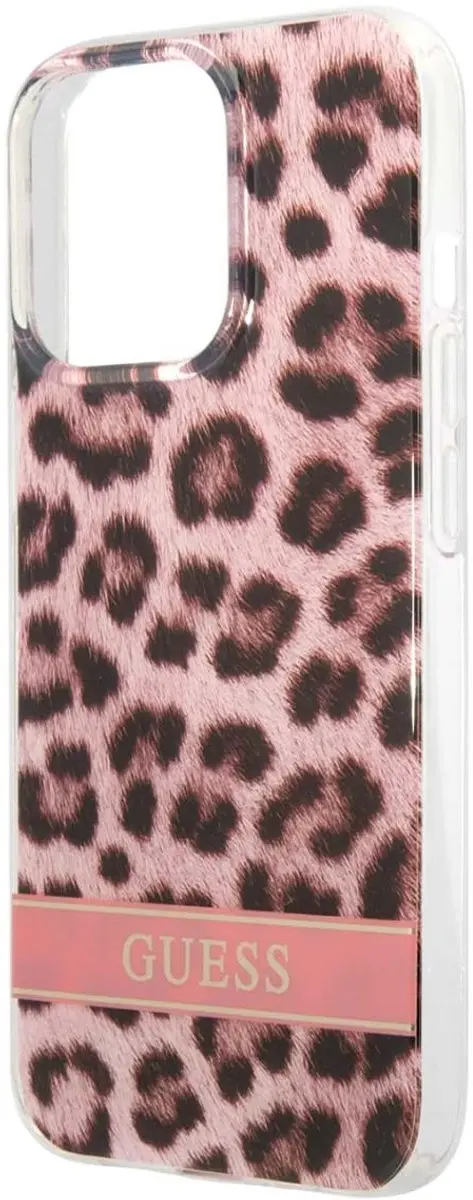 GUESS Electro Stripe Hoesje iPhone 13 Pro - Roze - afbeelding 6 van 6