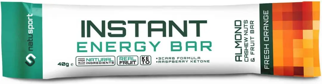 Natusport Instant Energy Bar - Amandel Cashew Fruit 12 Stuks