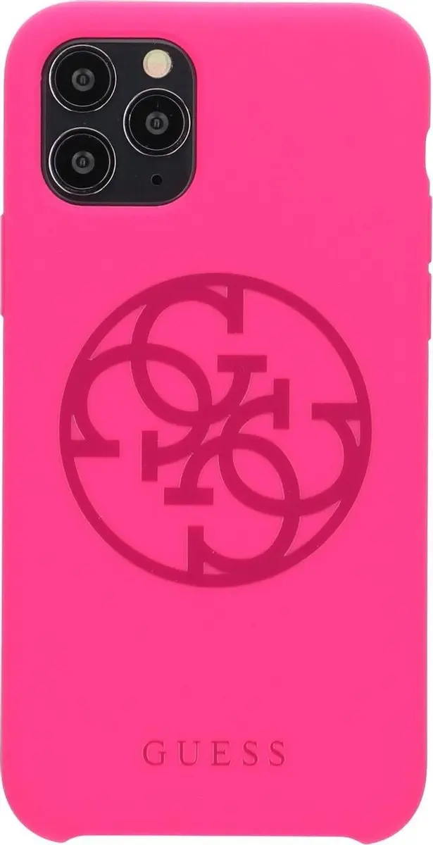 Guess iPhone 11 Pro TPU Hoesje - Fuchsia