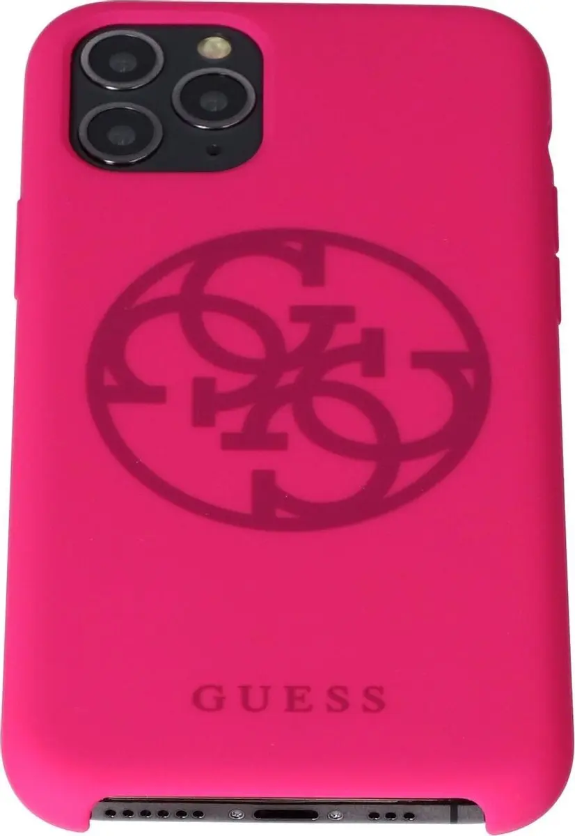 Guess iPhone 11 Pro TPU Hoesje - Fuchsia