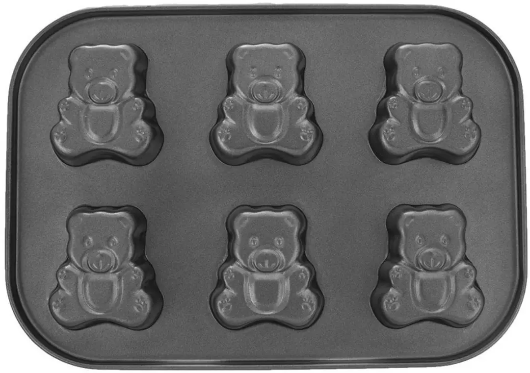 Orion Bakvorm Beer Staal 26,5cm - Zwart