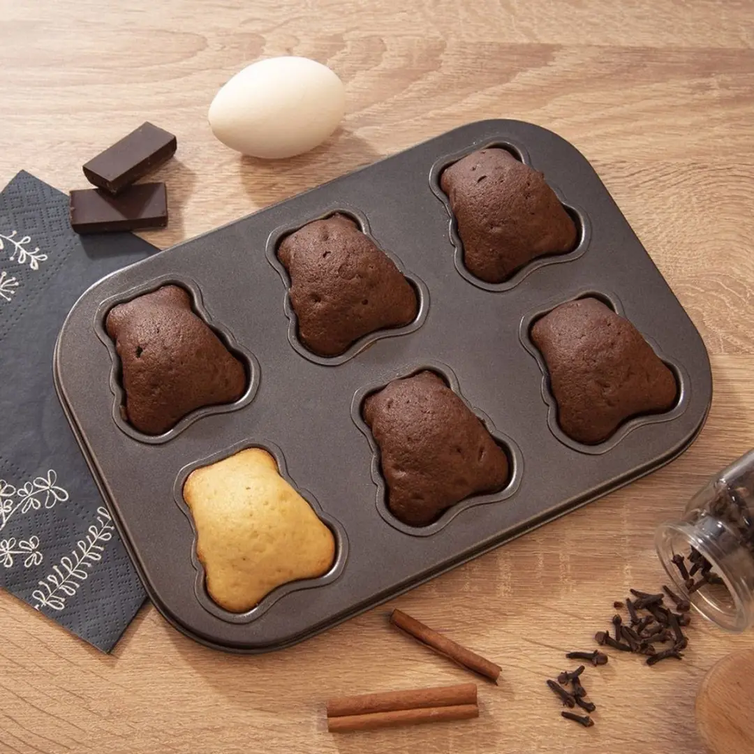 Orion Bakvorm Beer Staal 26,5cm - Zwart - afbeelding 6 van 6