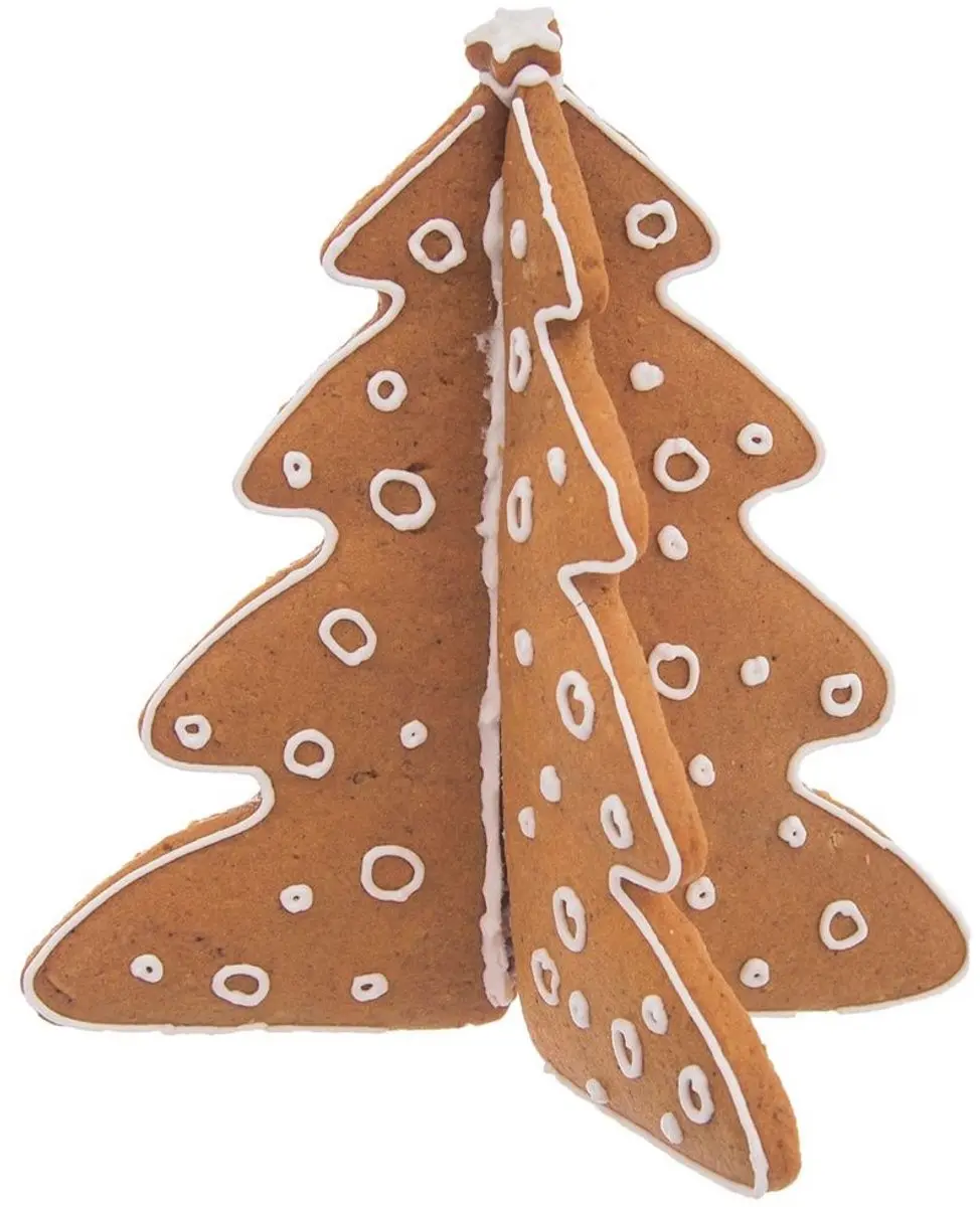 Orion RVS Kerstboom Koekjesuitsteekvorm Set - 15,5 cm - 2 Stuks
