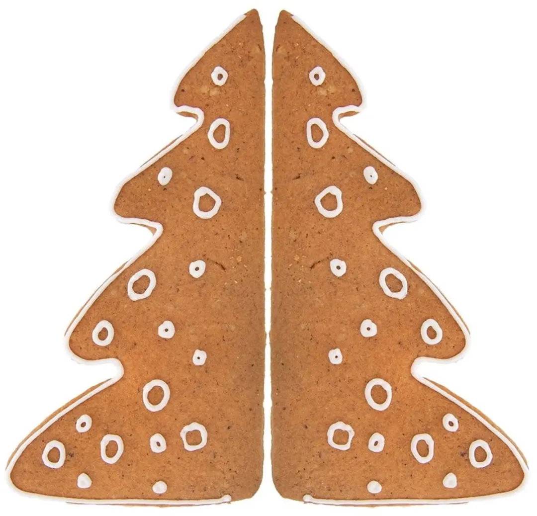Orion RVS Kerstboom Koekjesuitsteekvorm Set - 15,5 cm - 2 Stuks
