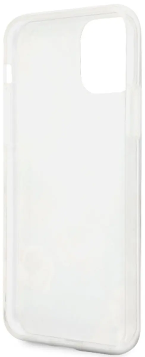 GUESS Shiny Flower Back Case - iPhone 11 Pro Max - Paars