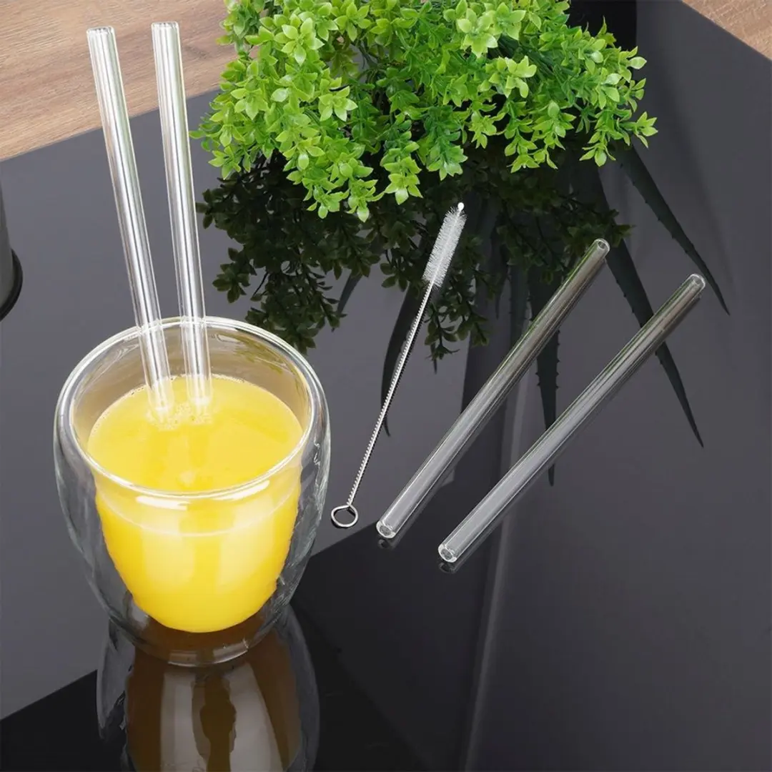 Alpina Glazen Drinkrietjes 20cm - Set van 4 - afbeelding 6 van 6