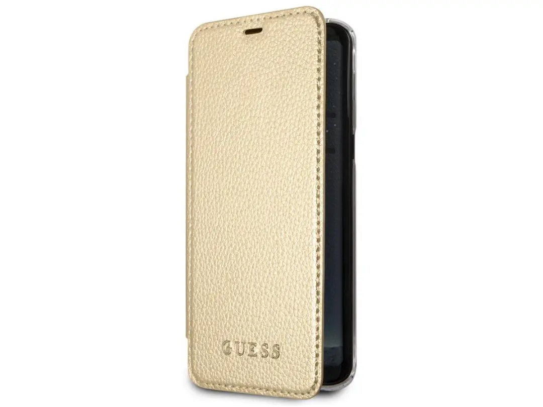 Guess IriDescent Book Case Samsung Galaxy S8+ - Goud - afbeelding 6 van 6