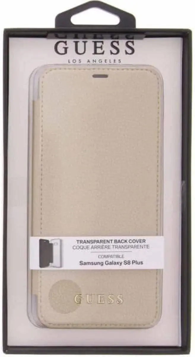 Guess IriDescent Book Case Samsung Galaxy S8+ - Goud