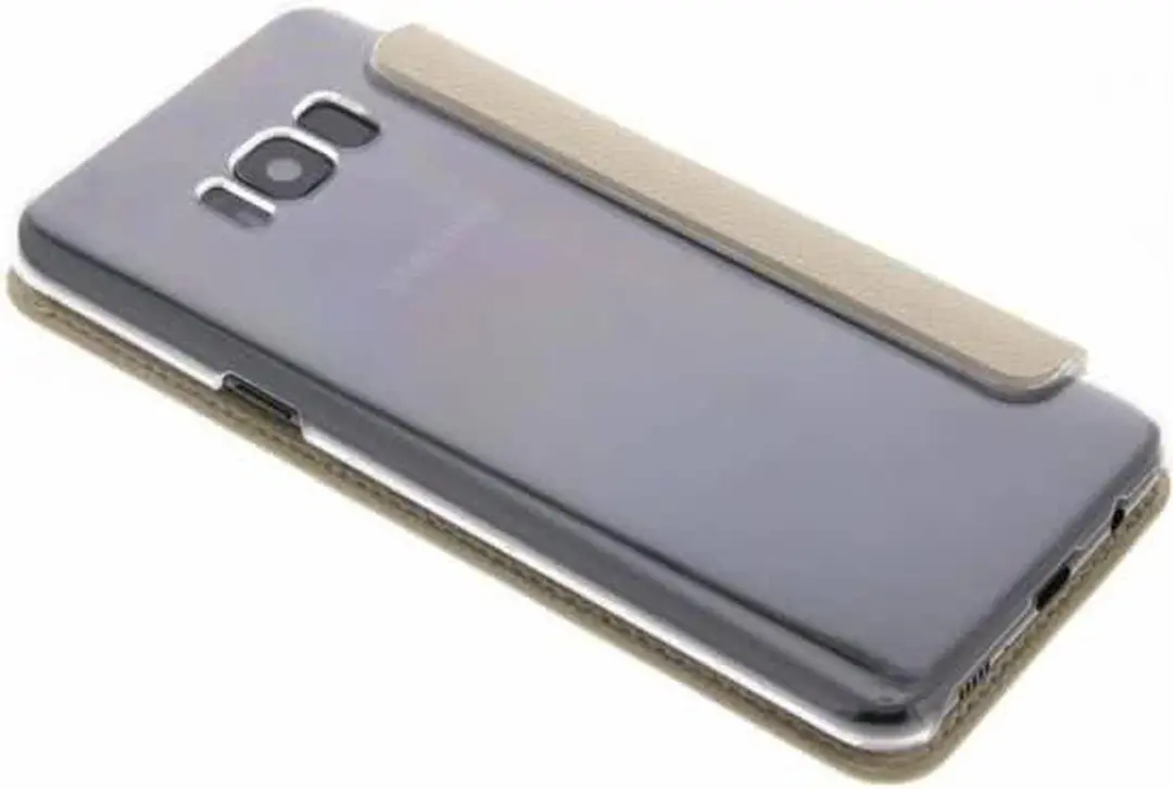 Guess IriDescent Book Case Samsung Galaxy S8+ - Goud