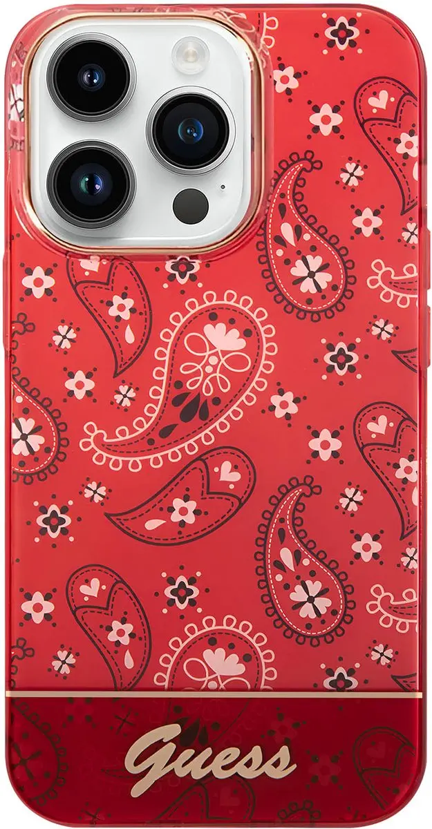 GUESS TPU Back Cover iPhone 14 Pro Max - Rood