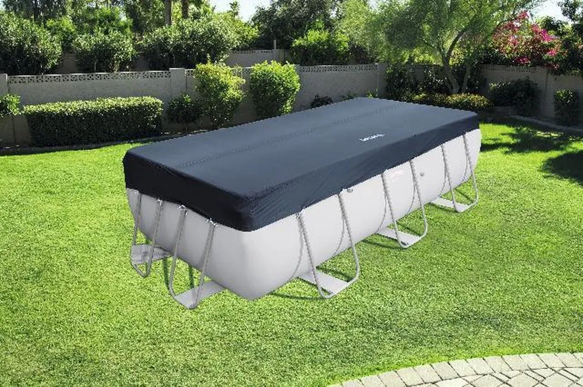 Bestway Flowclear Afdekhoes Zwembad 404cm - Zwart