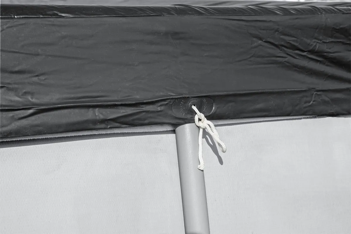Bestway Flowclear Afdekhoes Zwembad 404cm - Zwart - afbeelding 6 van 6