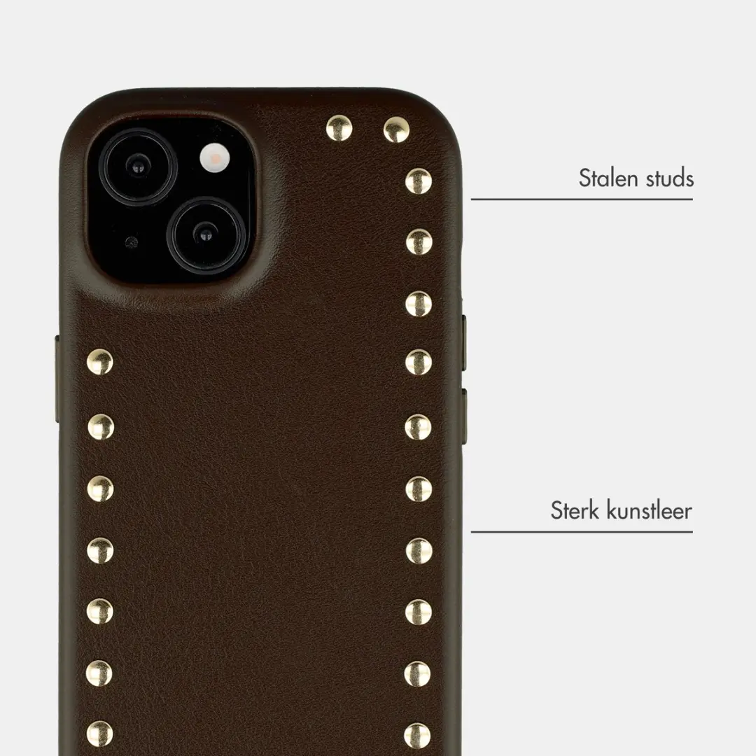 Selencia Hoesje iPhone 15 Cacao Crush - MagSafe