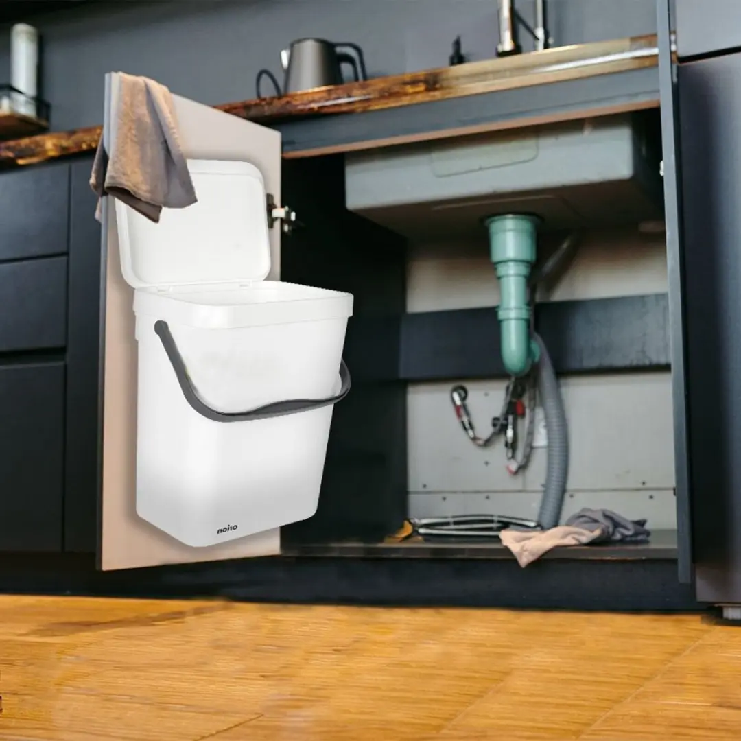 Orion Prullenbak 10L Wandmontage - Wit 731346