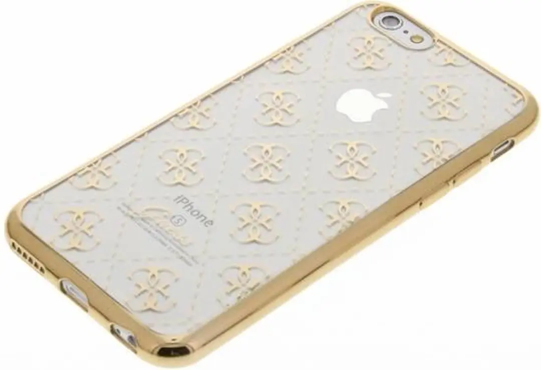 GUESS Scarlett TPU Hoesje iPhone 6/6s - Goud - 6G37400901