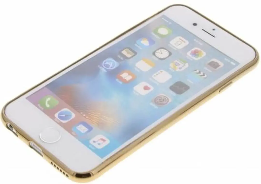 GUESS Scarlett TPU Hoesje iPhone 6/6s - Goud - 6G37400901