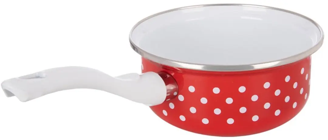 Orion Tecka Serie Emalia Rondel 16cm O-113359 - Rood/Wit