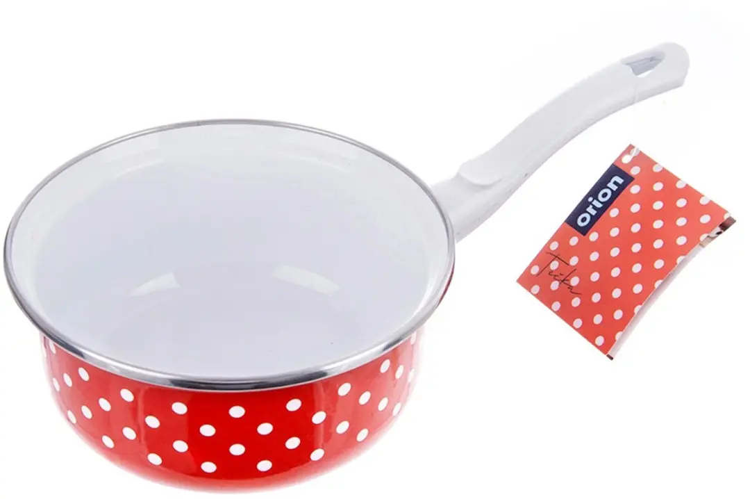 Orion Tecka Serie Emalia Rondel 16cm O-113359 - Rood/Wit