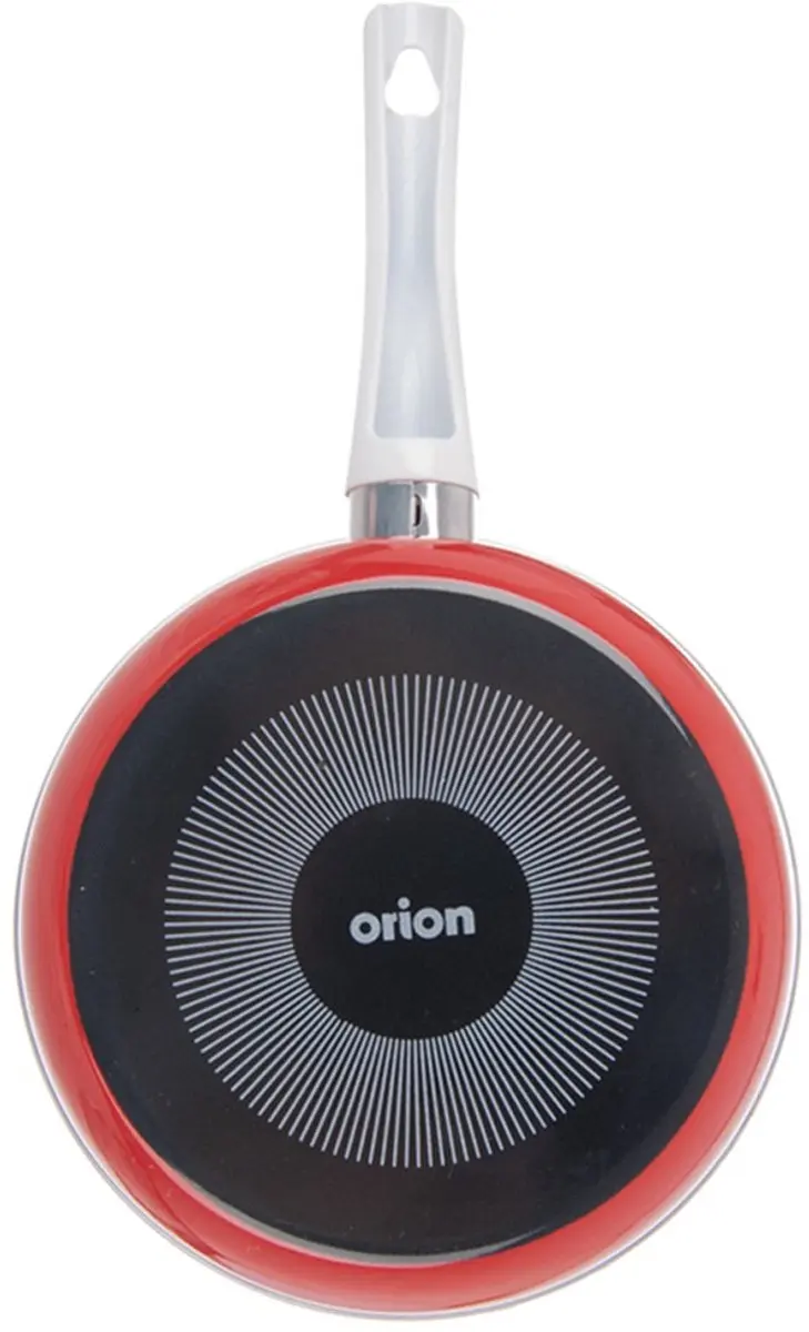 Orion Tecka Serie Emalia Rondel 16cm O-113359 - Rood/Wit