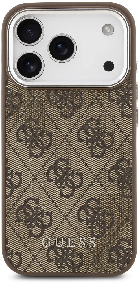 GUESS 4G Backcover iPhone 17 Pro - MagSafe - Bruin