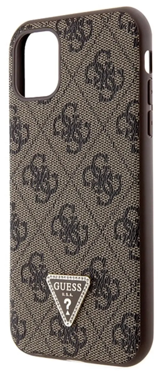 Guess 4G Triangle Crossbody Back Case - iPhone 11/XR - Bruin - afbeelding 6 van 6